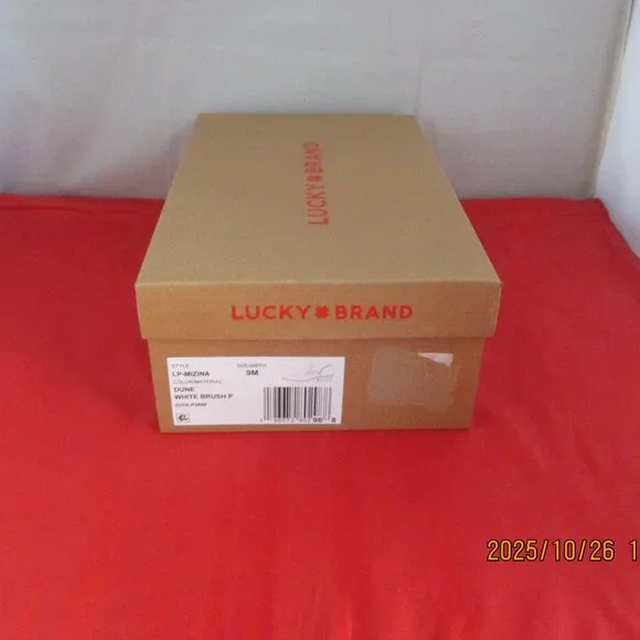 LUCKY BRAND Mizina Faux Leather Shooties $99 - US Size 9 - Dune - 1397 - Picture 10 of 11